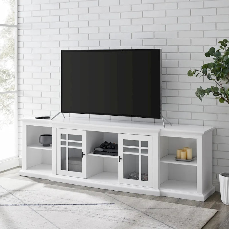 Meuble TV classique à ouverture frontale de 80 pouces