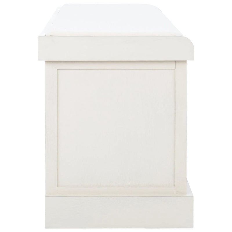Banc de rangement capitonné à trois tiroirs - 47Lx15Px19H
