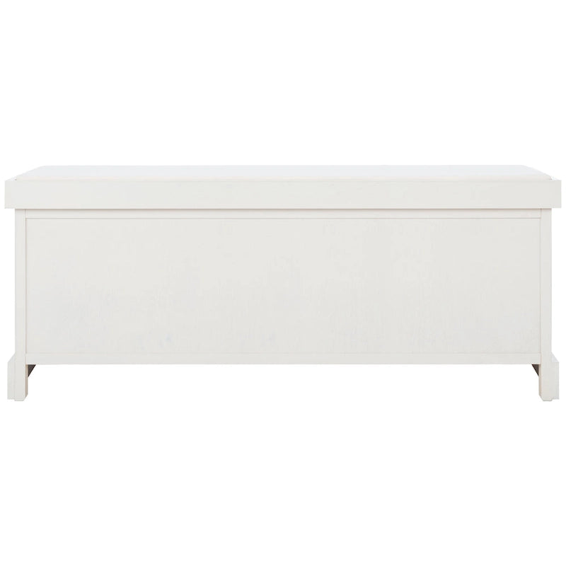 Banc de rangement capitonné à trois tiroirs - 47Lx15Px19H