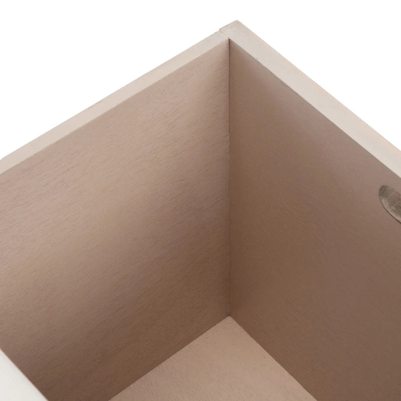 Banc de rangement capitonné à trois tiroirs - 47Lx15Px19H