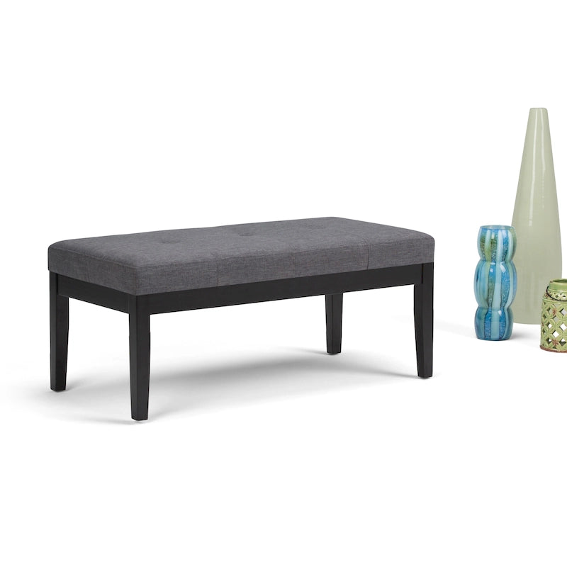 Repose-pieds rectangulaire moderne de 43 pouces de large
