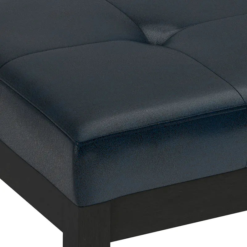 Repose-pieds rectangulaire moderne de 43 pouces de large