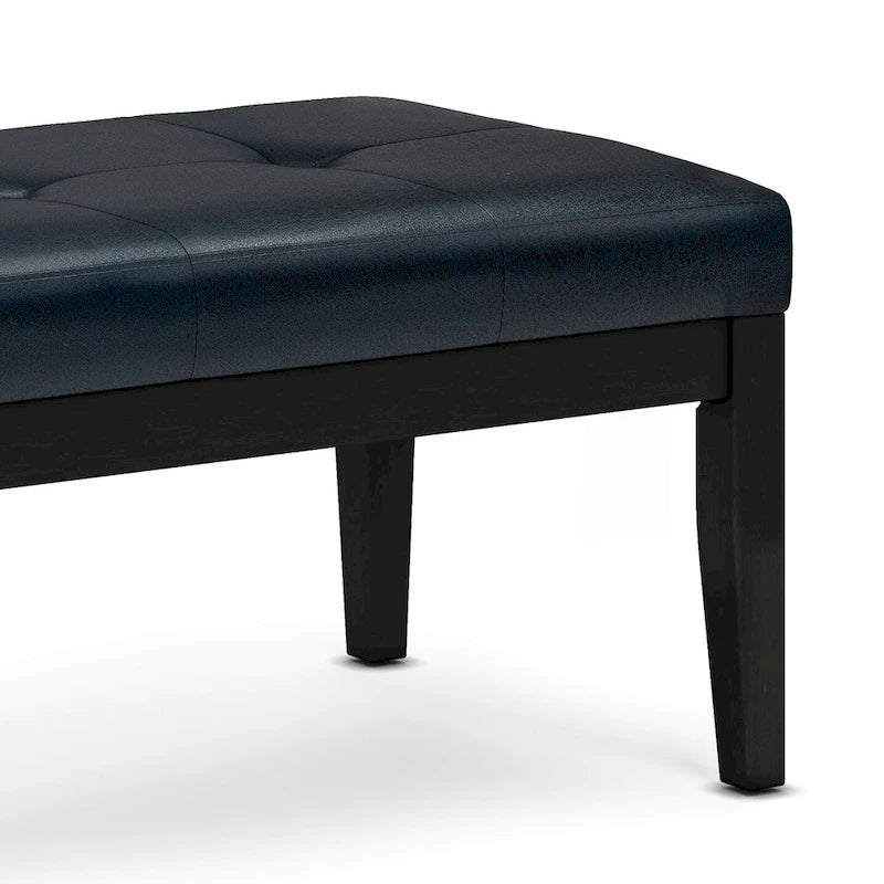 Repose-pieds rectangulaire moderne de 43 pouces de large