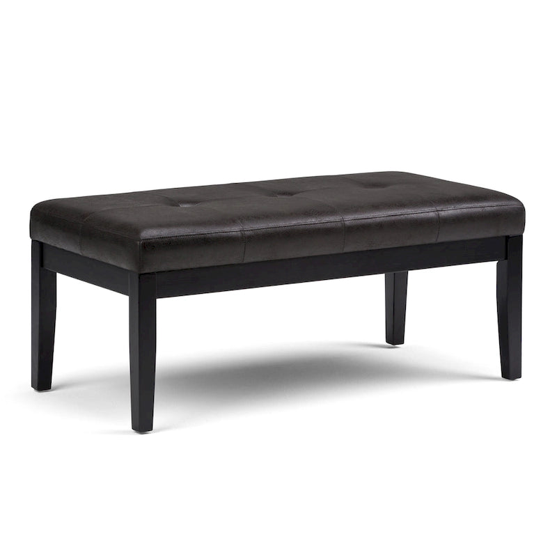 Repose-pieds rectangulaire moderne de 43 pouces de large