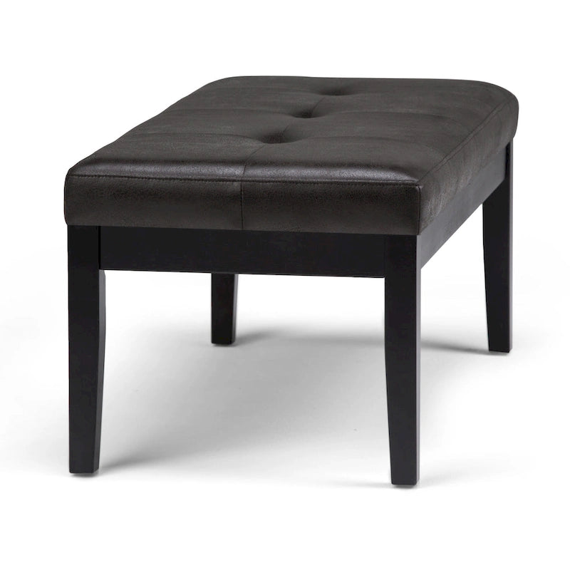 Repose-pieds rectangulaire moderne de 43 pouces de large