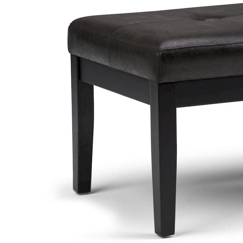 Repose-pieds rectangulaire moderne de 43 pouces de large