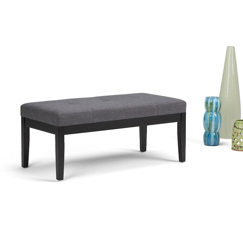 Repose-pieds rectangulaire moderne de 43 pouces de large