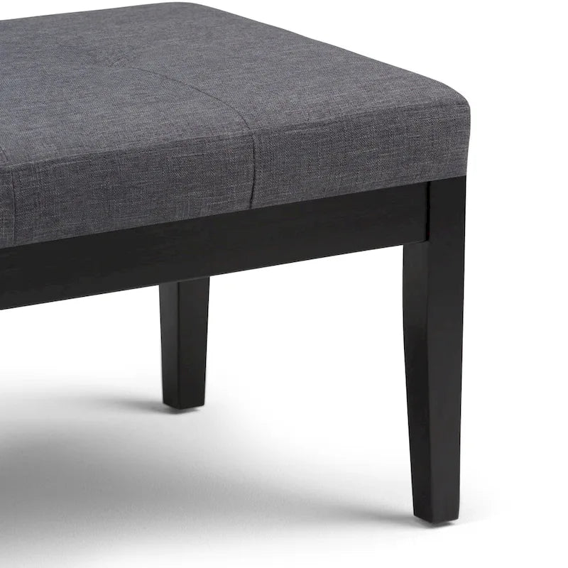 Repose-pieds rectangulaire moderne de 43 pouces de large