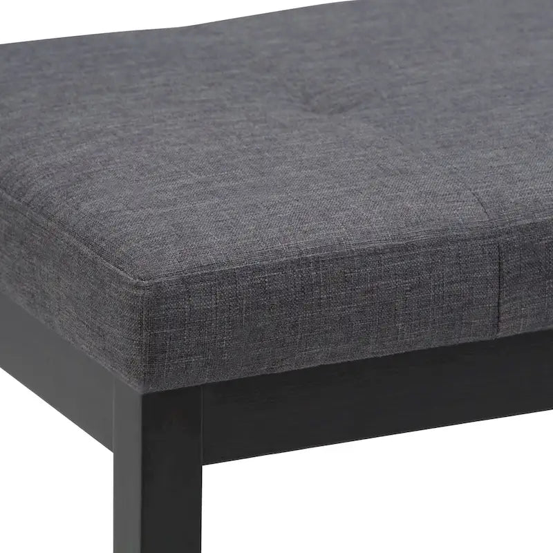 Repose-pieds rectangulaire moderne de 43 pouces de large