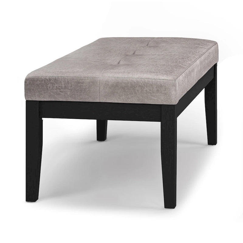 Repose-pieds rectangulaire moderne de 43 pouces de large