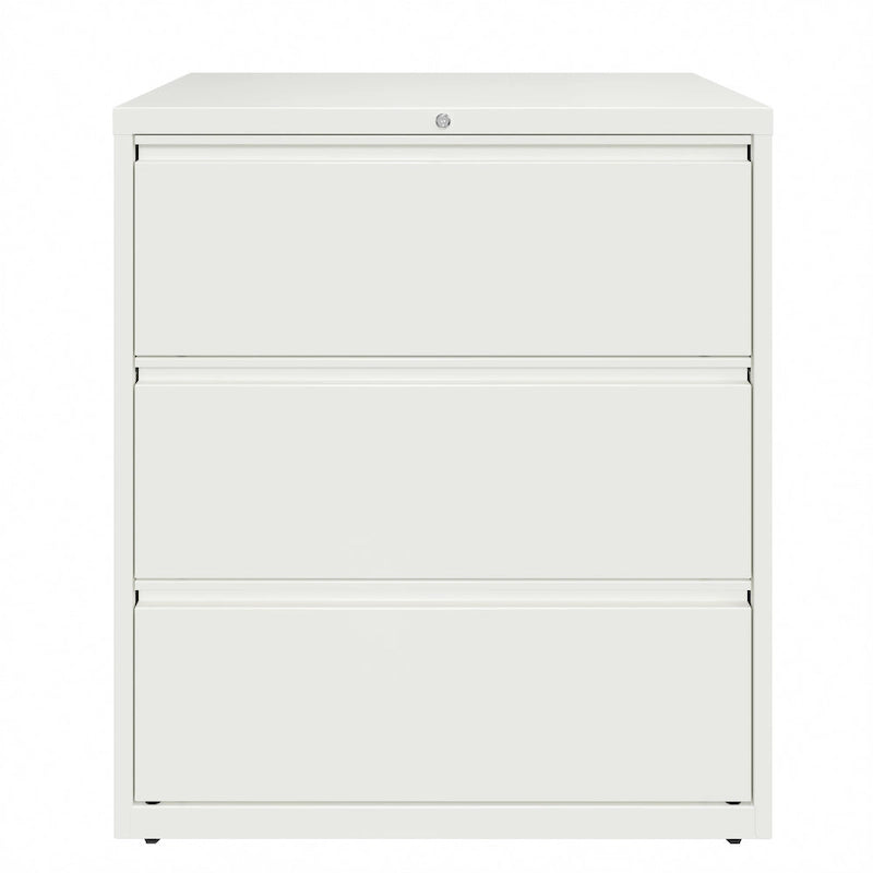Commode à trois tiroirs de 91 cm de large, bleu classique