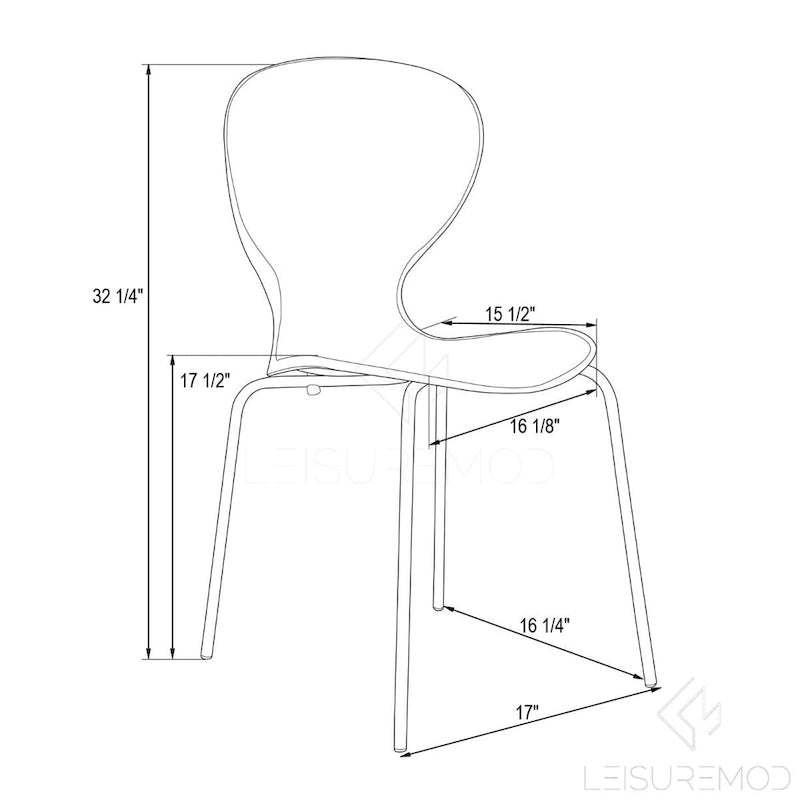 Chaise de salle à manger empilable en plastique avec pieds chromés, lot de 4 chaises d'appoint transparentes pour l'intérieur et l'extérieur