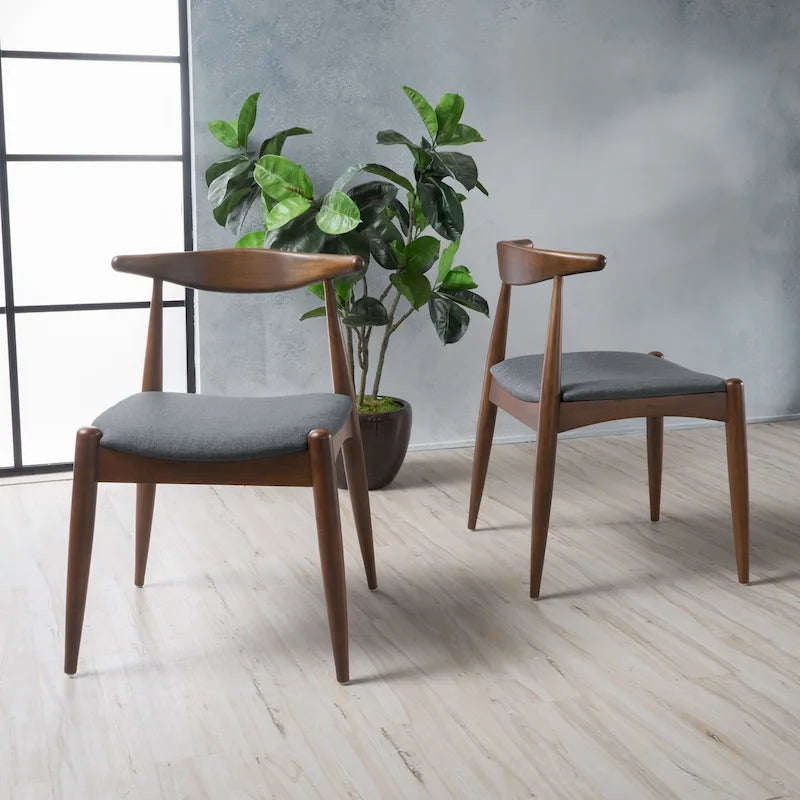 Chaises de salle à manger modernes de style médiéval (lot de deux)
