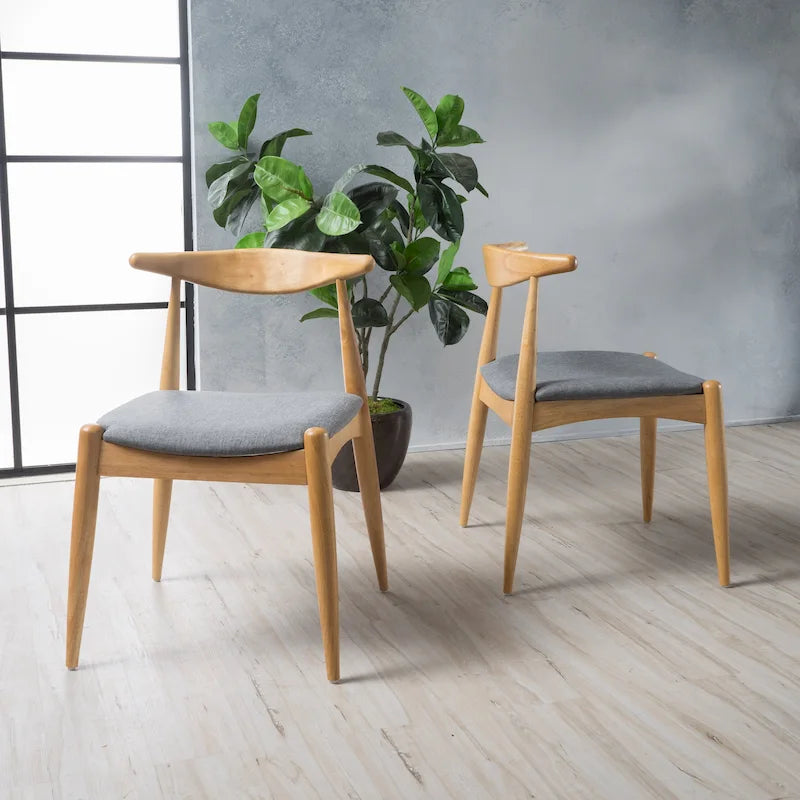 Chaises de salle à manger modernes de style médiéval (lot de deux)