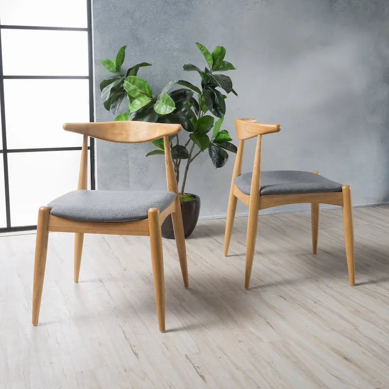Chaises de salle à manger modernes de style médiéval (lot de deux)