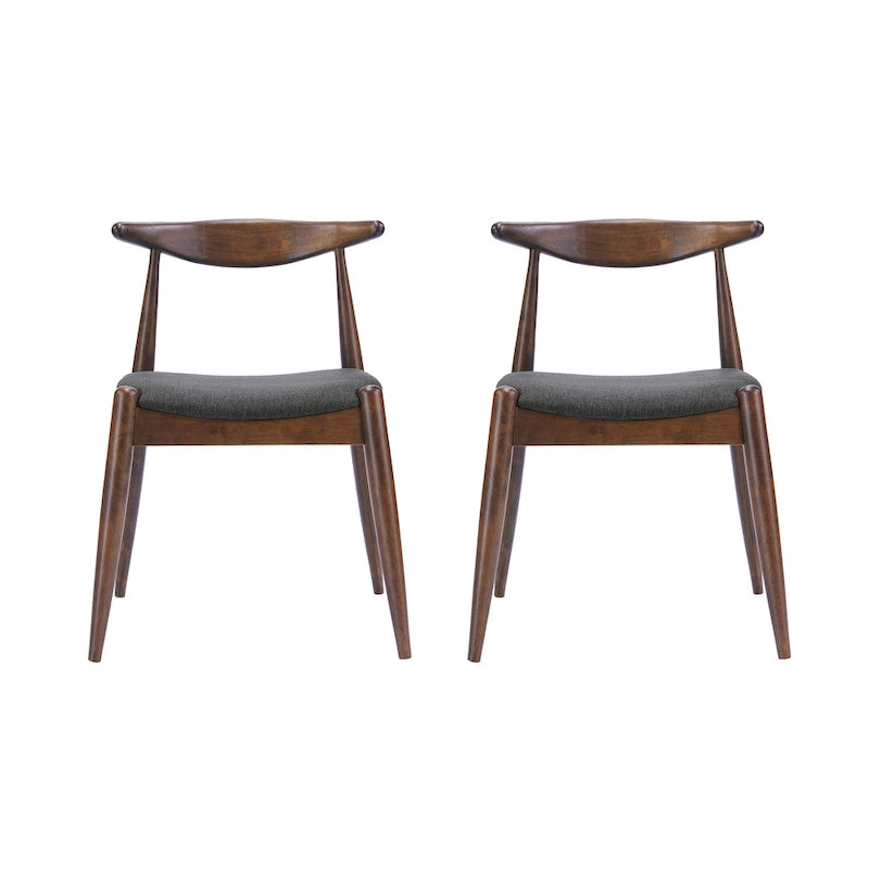 Chaises de salle à manger modernes de style médiéval (lot de deux)