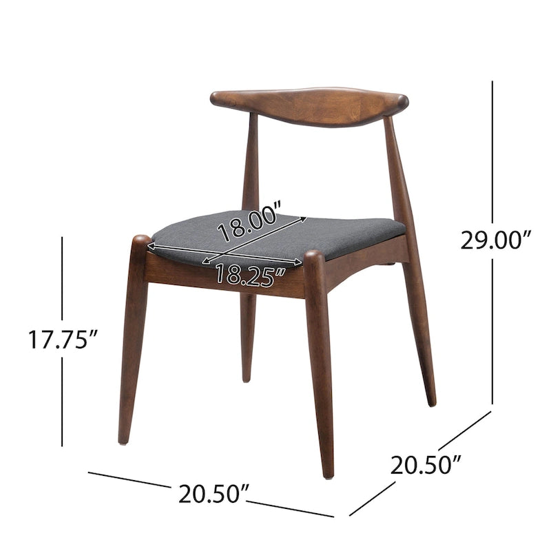 Chaises de salle à manger modernes de style médiéval (lot de deux)