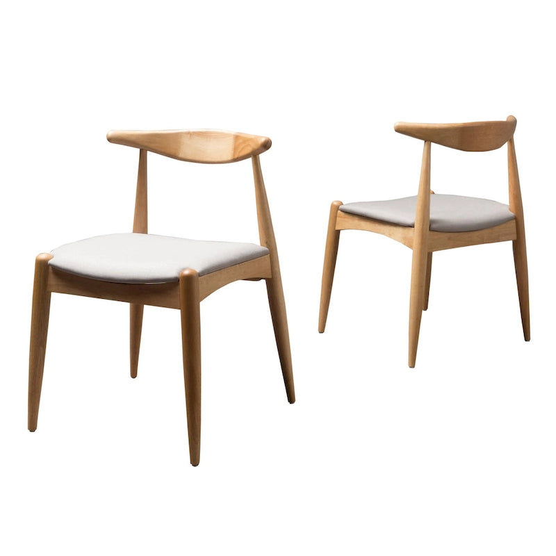 Chaises de salle à manger modernes de style médiéval (lot de deux)