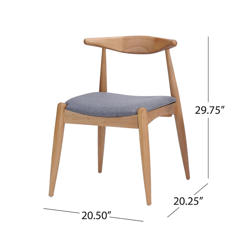 Chaises de salle à manger modernes de style médiéval (lot de deux)