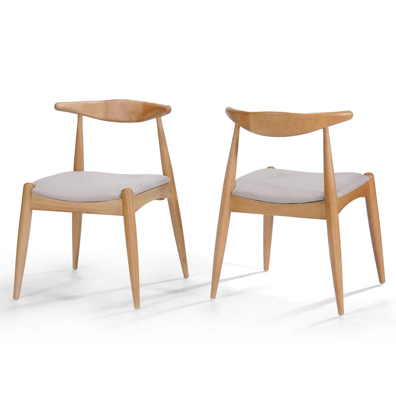 Chaises de salle à manger modernes de style médiéval (lot de deux)