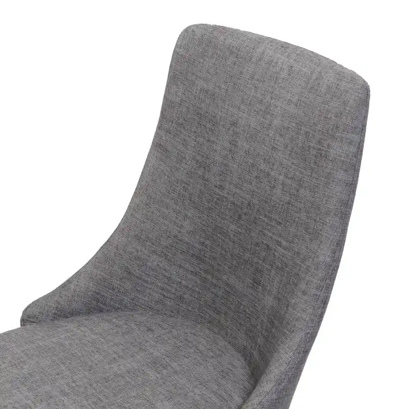 Chaises de salle à manger en tissu de style médiéval (lot de 2)
