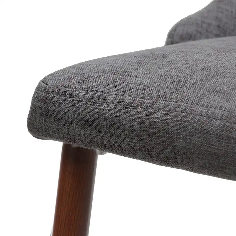Chaises de salle à manger en tissu de style médiéval (lot de 2)