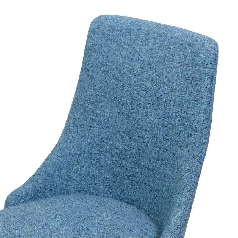Chaises de salle à manger en tissu de style médiéval (lot de 2)