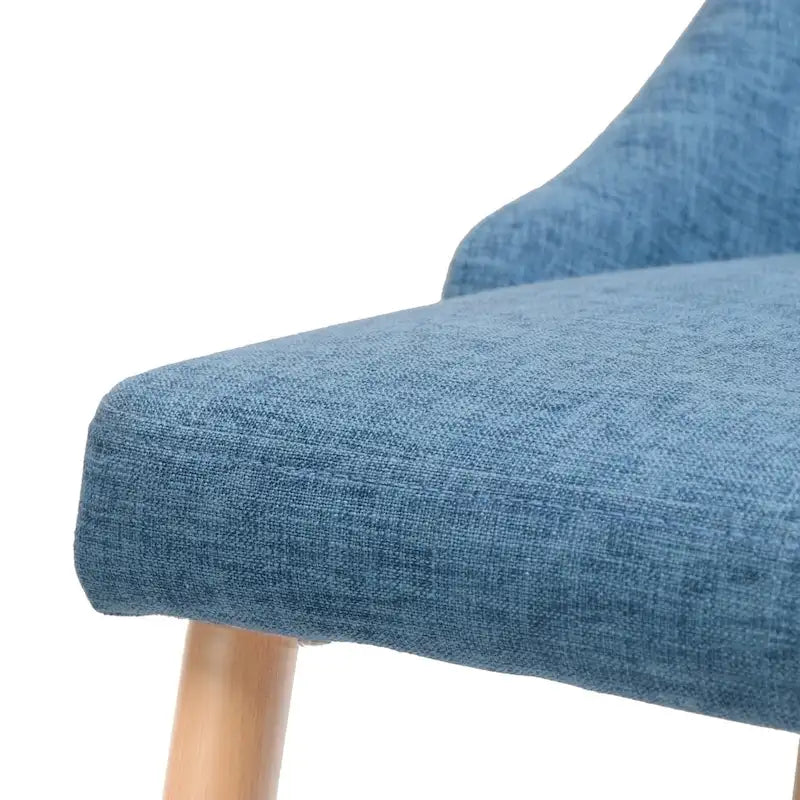Chaises de salle à manger en tissu de style médiéval (lot de 2)