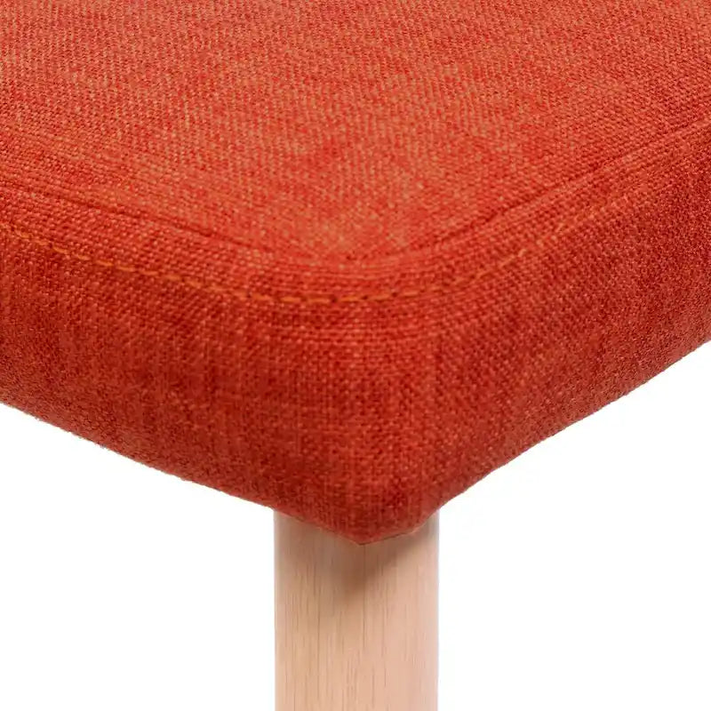 Chaises de salle à manger en tissu de style médiéval (lot de 2)