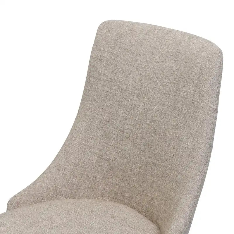 Chaises de salle à manger en tissu de style médiéval (lot de 2)