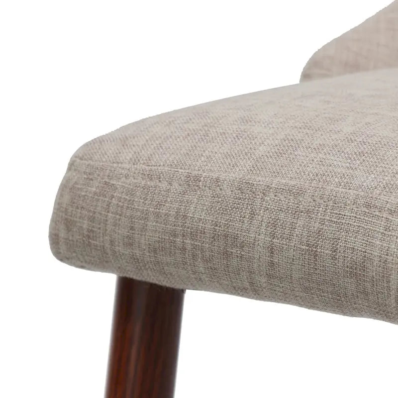 Chaises de salle à manger en tissu de style médiéval (lot de 2)