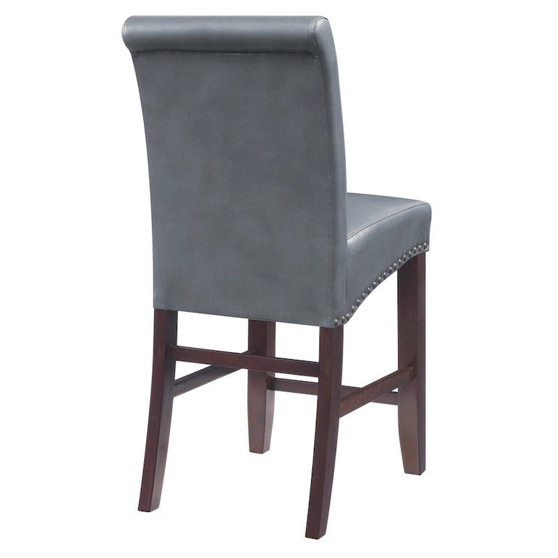 Tabourets de bar avec rivets