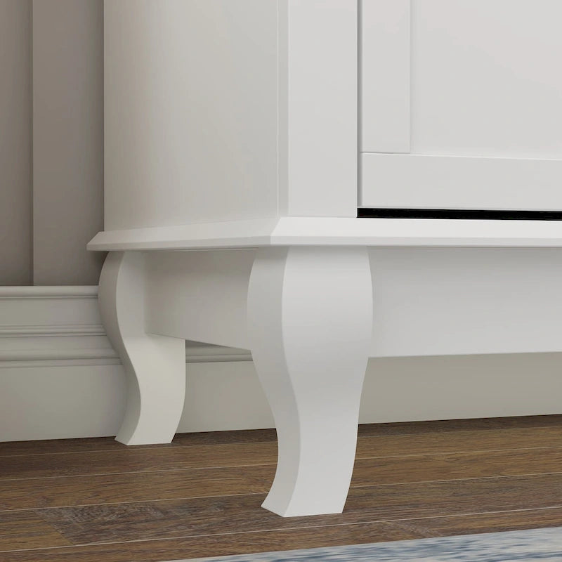 Commode de chambre laquée avec tiroirs profonds, en bois, 6 tiroirs