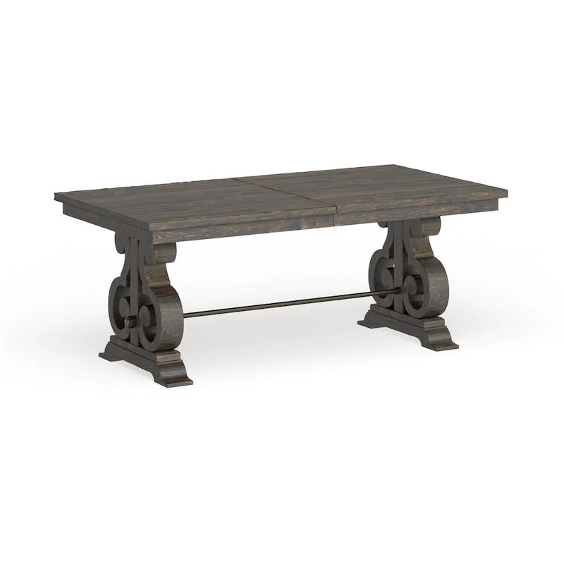 Table à manger rectangulaire en bois