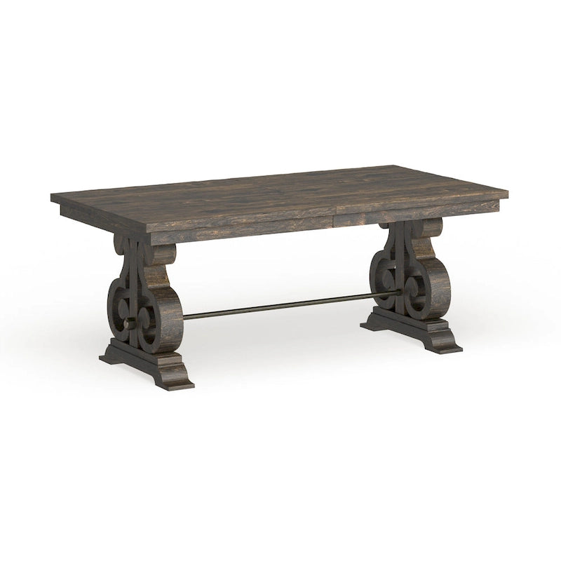 Table à manger rectangulaire en bois