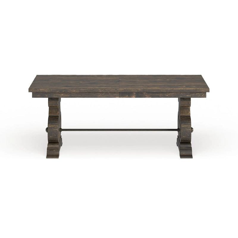 Table à manger rectangulaire en bois