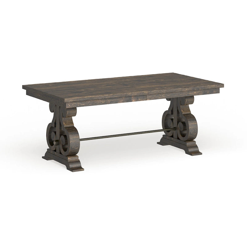 Table à manger rectangulaire en bois