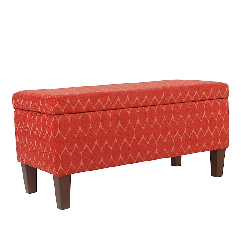 Grand banc de rangement texturé