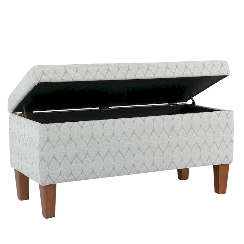 Grand banc de rangement texturé