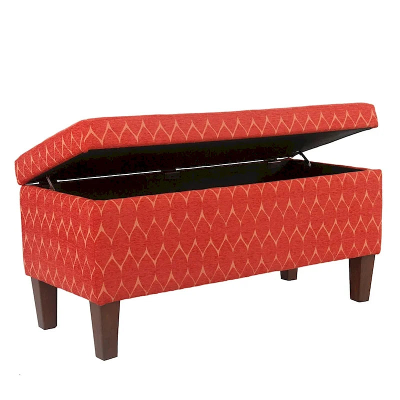 Grand banc de rangement texturé