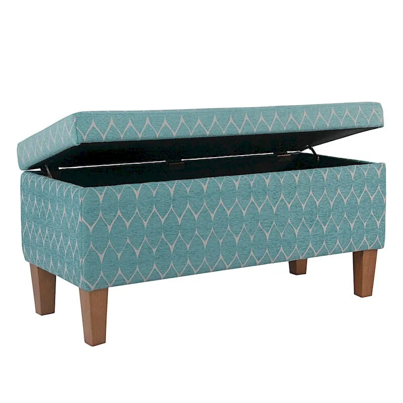Grand banc de rangement texturé