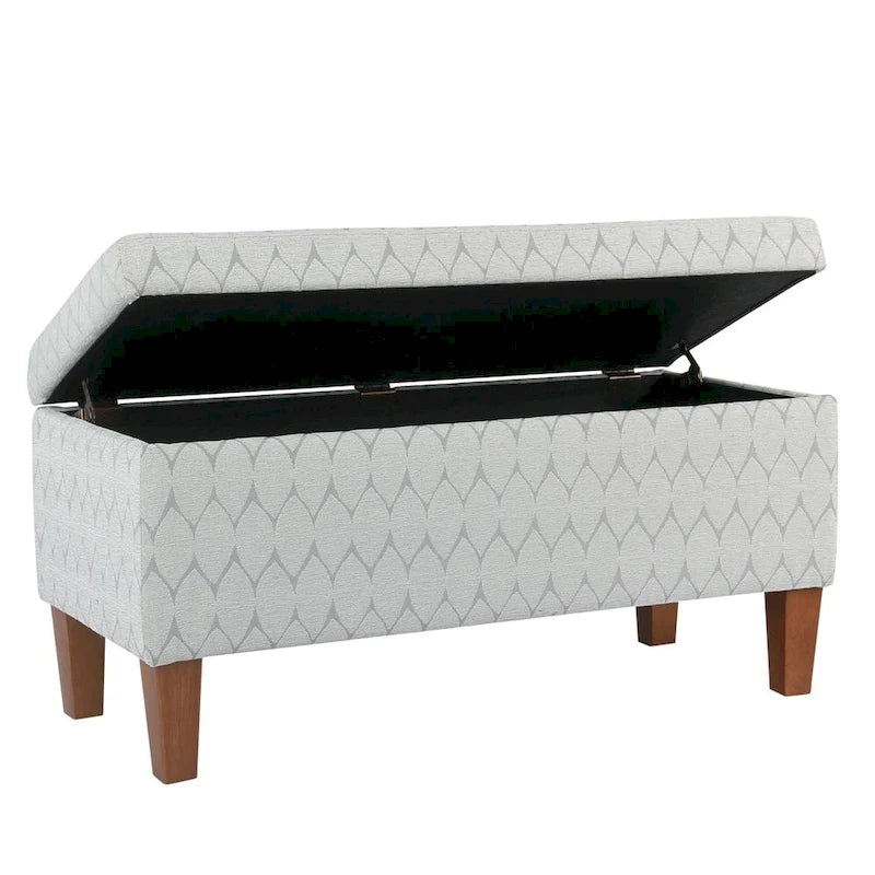 Grand banc de rangement texturé