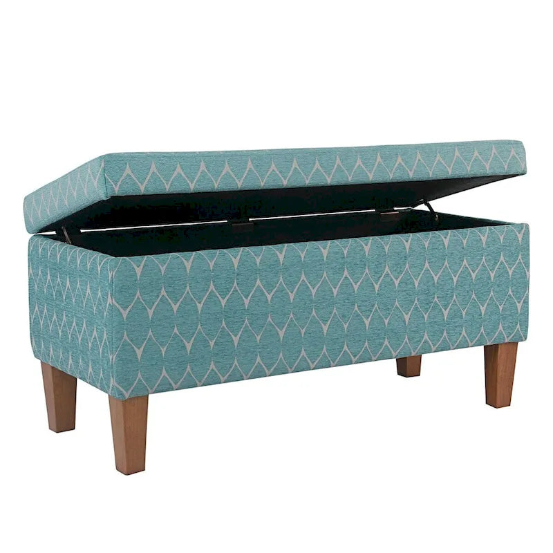 Grand banc de rangement texturé