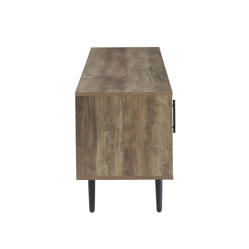 Meuble TV Mid-Century Modern pour téléviseurs jusqu'à 70 po Meuble TV Console multimédia - 20,5 H x 59 L x 15,5 P
