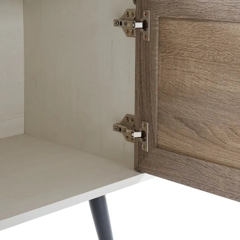 Meuble TV Mid-Century Modern pour téléviseurs jusqu'à 70 po Meuble TV Console multimédia - 20,5 H x 59 L x 15,5 P