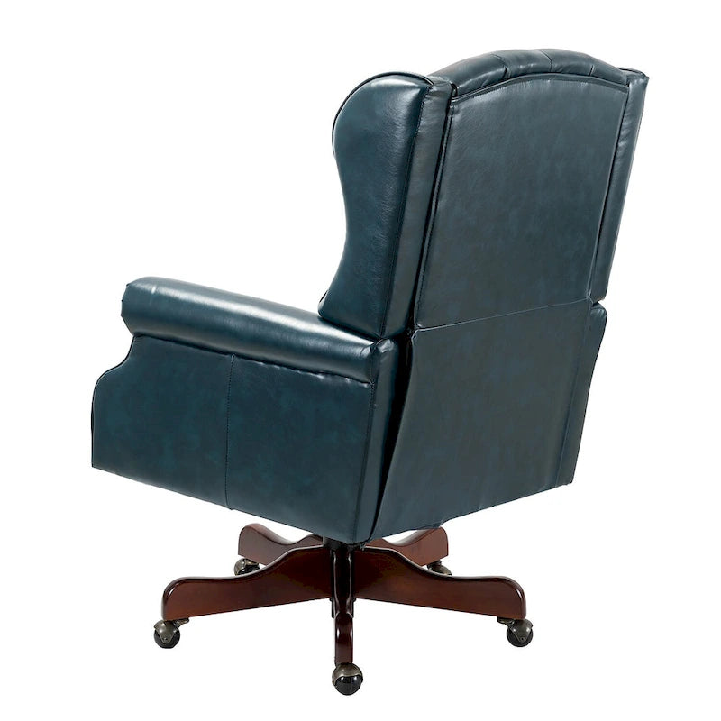 Fauteuil de direction pivotant moderne avec dossier capitonné