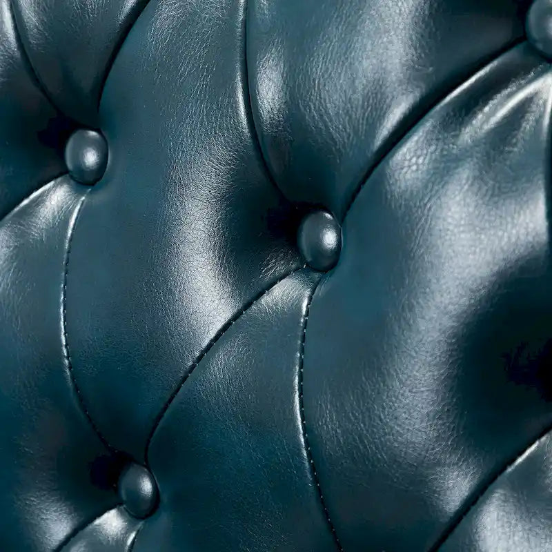 Fauteuil de direction pivotant moderne avec dossier capitonné