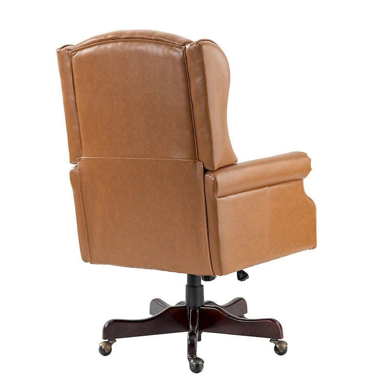 Fauteuil de direction pivotant moderne avec dossier capitonné