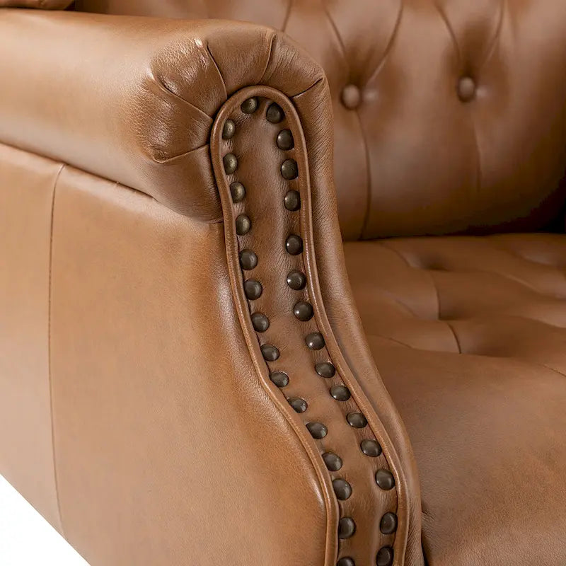 Fauteuil de direction pivotant moderne avec dossier capitonné