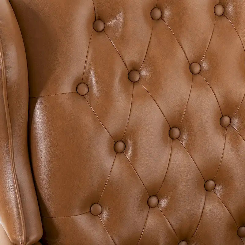 Fauteuil de direction pivotant moderne avec dossier capitonné